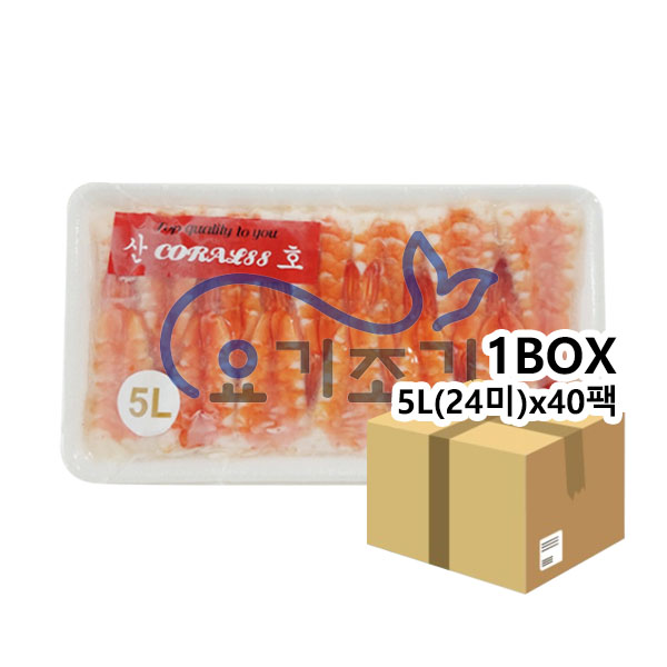 산호 초새우 5L(24미)x40팩 (팩당 6,200원)