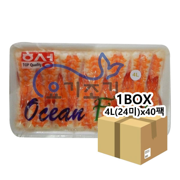 해성 (태국) 초새우 4L (24미)x40팩 (팩당5,340원)